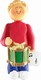 Male Musician Drum Ornament (Blonde Hair)